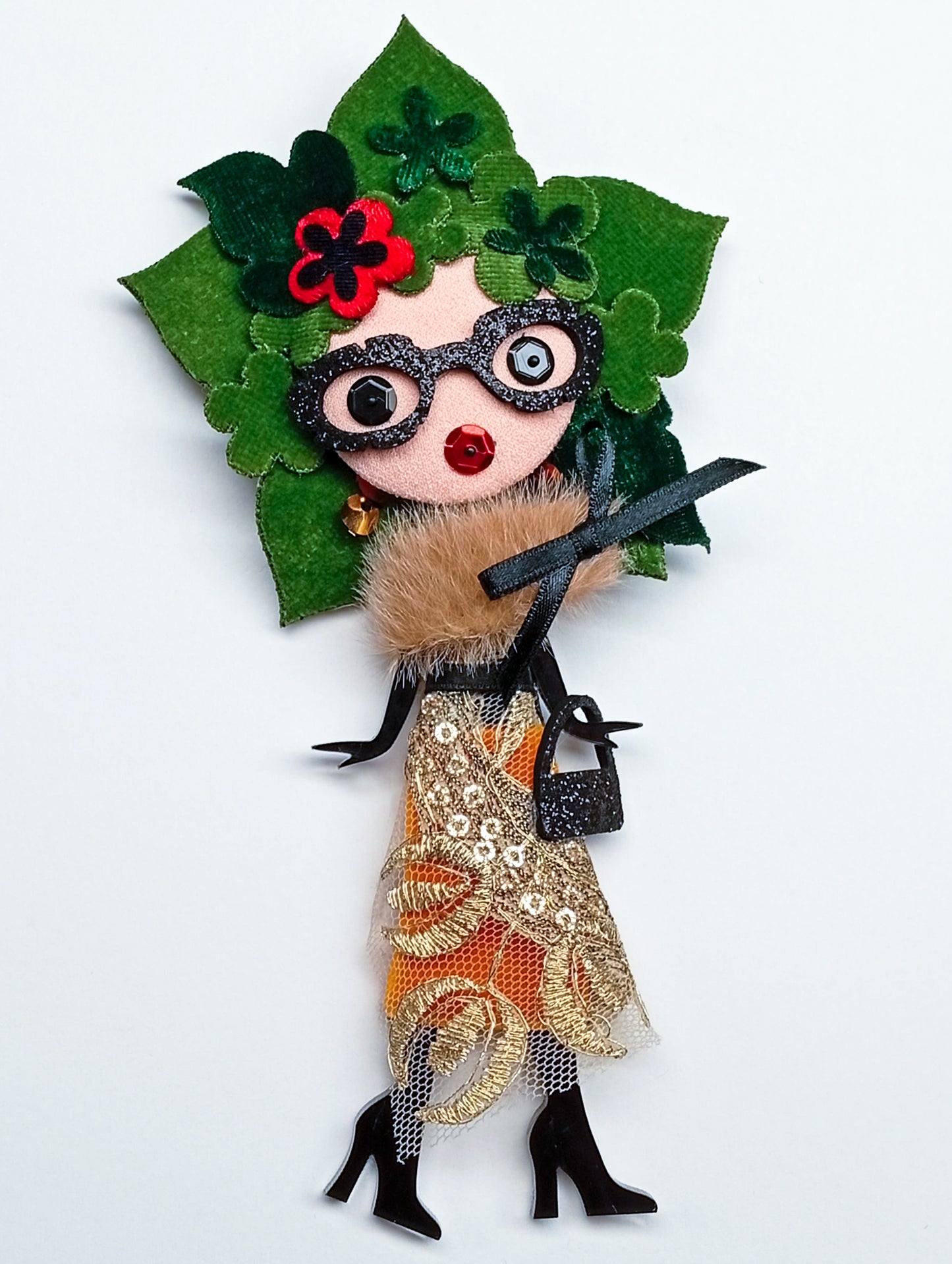 Spilla Bambolina Maurine – Miniatura Couture #105