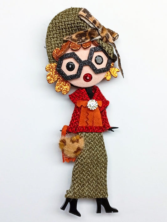 Spilla Bambolina Maurine – Miniatura Couture #118