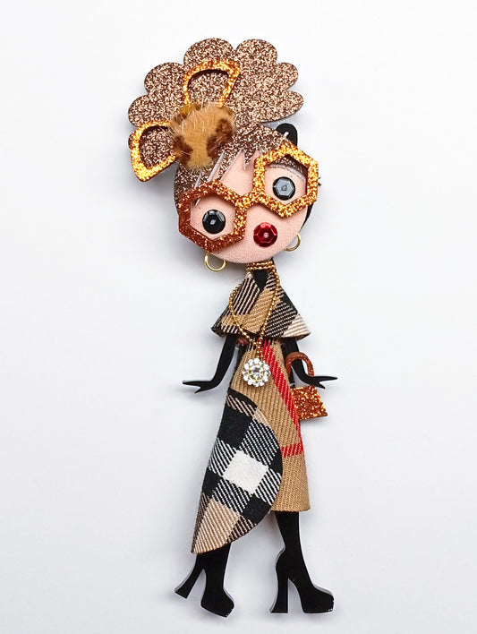 Spilla Bambolina Maurine – Miniatura Couture #116