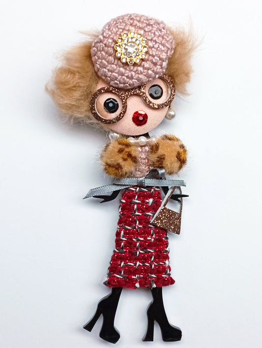 Spilla Bambolina Maurine – Miniatura Couture #114