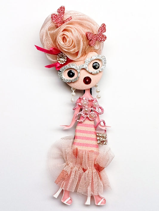Spilla Bambolina Maurine – Miniatura Couture #113