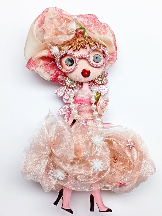 Spilla Bambolina Maurine – Miniatura Couture #112