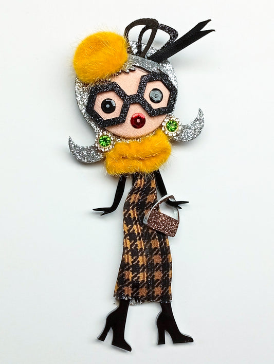 Spilla Bambolina Maurine – Miniatura Couture #110