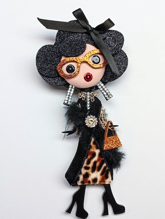 Spilla Bambolina Maurine – Miniatura Couture #109