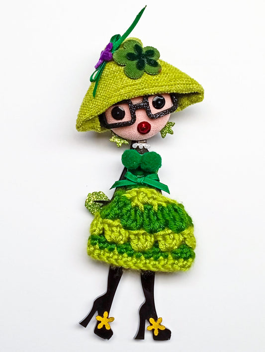 Spilla Bambolina Maurine – Miniatura Couture #108